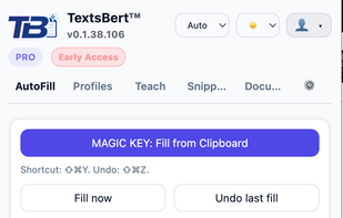 TextsBert screenshot 1