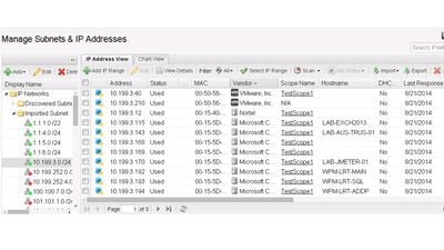 ip address manager solarwinds