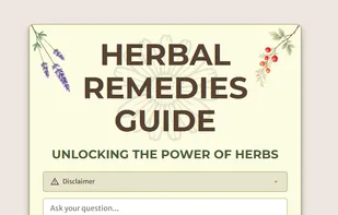 Herbal Remedies Guide screenshot 1
