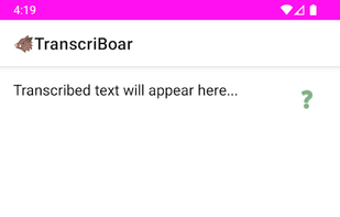Transcriboar screenshot 1