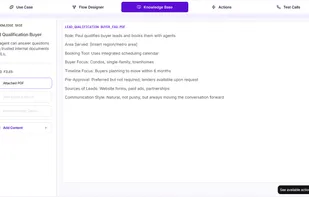 Synthflow AI screenshot 2