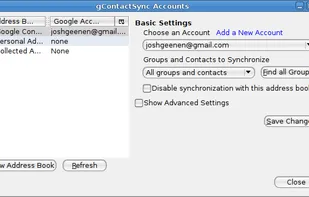gContactSync screenshot 1