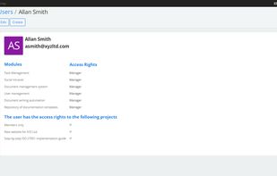 USER MANAGEMENT

When opening an account for your company in Conformio, you become the company administrator with the ability to handle and define all the user roles in one place.