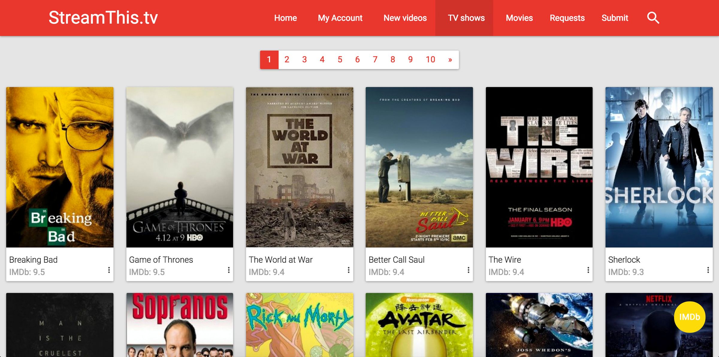 StreamThis.tv Alternatives 25+ Movie Streaming Services & Similar