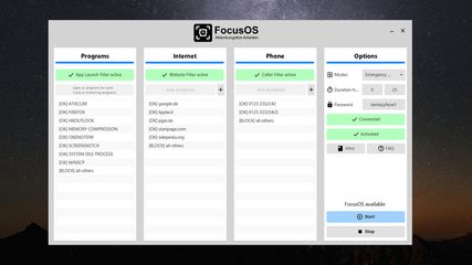 FocusOS screenshot 1