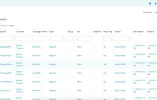 MailWizz EMA screenshot 1