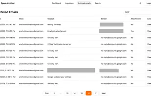 Open Archiver screenshot 1
