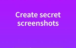 Secret Screenshots screenshot 1