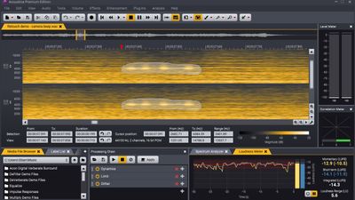 The new spectral editing mode in Acoustica Premium Edition 7