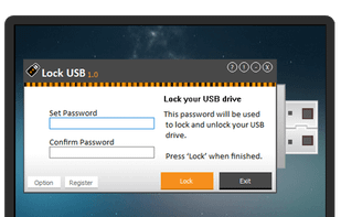 Lock USB screenshot 1