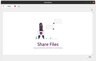 OnionShare screenshot 1