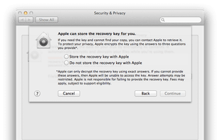 FileVault screenshot 1
