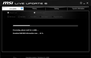 MSI Live Update screenshot 1