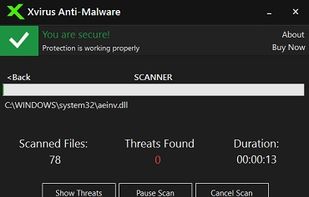 Xvirus Anti-Malware screenshot 1
