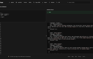 JSON Sage screenshot 2