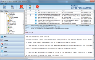 OSTMails for OST to PST Converter screenshot 1