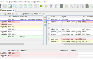 Sync table schema changes (Pro)
