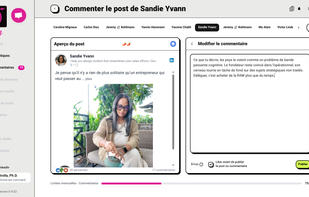 Vous pouvez éditer chaque commentaire
-
You can edit each comment