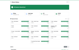 12+ Regions, Page light mode