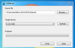 USBWriter screenshot 1
