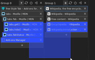 Tiled Tab Groups screenshot 1