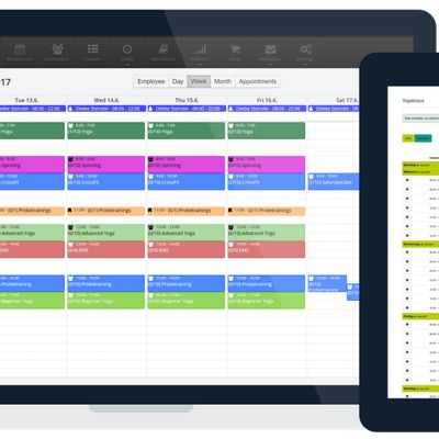 Easy schedule and manage your classes and appointments.