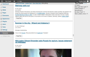 sample of reading a feed