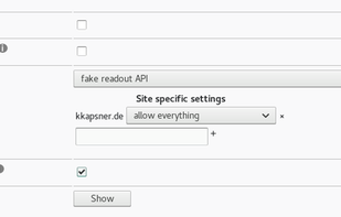 CanvasBlocker screenshot 1