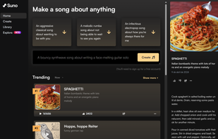 Suno AI screenshot 1