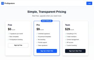 ProSignature screenshot 1