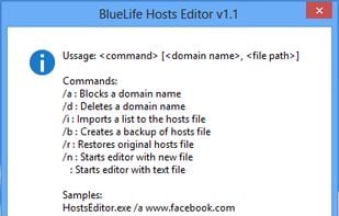 BlueLife Hosts Editor screenshot 2