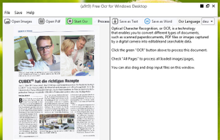 The software includes full PDF support