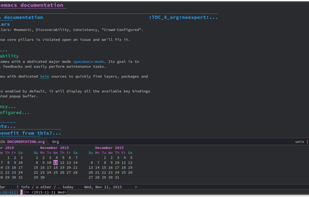 Spacemacs screenshot 2