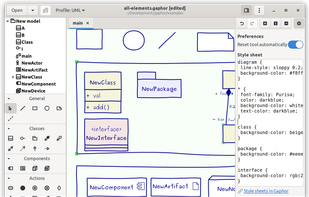 Customize the diagrams you create with our built-in styling engine.