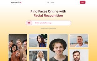 Eyematch.ai main page