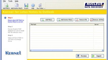 Kernel for Lotus Notes to Outlook screenshot 1
