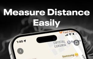 Easily measure distance between locations on the map with accurate and fast measurement tools.