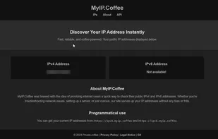 MyIP.Coffee screenshot 1