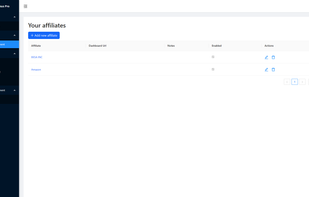 Affiliate Management