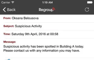 Regroup Mass Notification screenshot 3