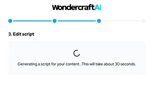 Wondercraft AI screenshot 2
