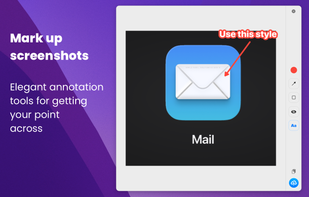 Screenshot markup tools