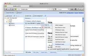 dradis screenshot 1