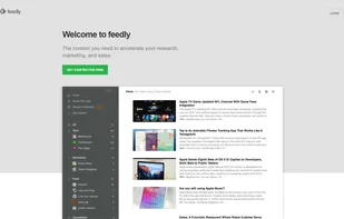 Feedly screenshot 1
