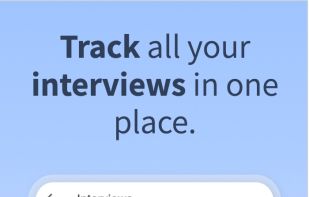 Track all your interviews in one place