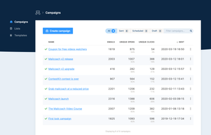 Create email campaigns easily
