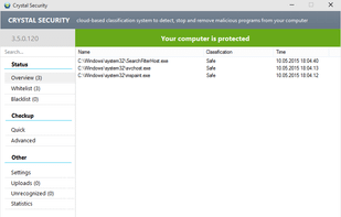 Crystal Security screenshot 1