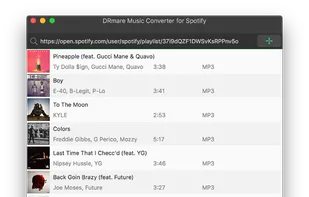 DRmare Spotify Music Converter screenshot 2