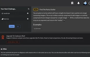Codewars screenshot 1