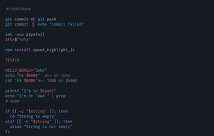 Speed-highlight JS screenshot 1